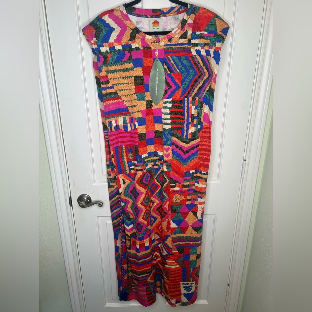 FARM Rio Multicolor Geometric Dress - Picture 10 of 14